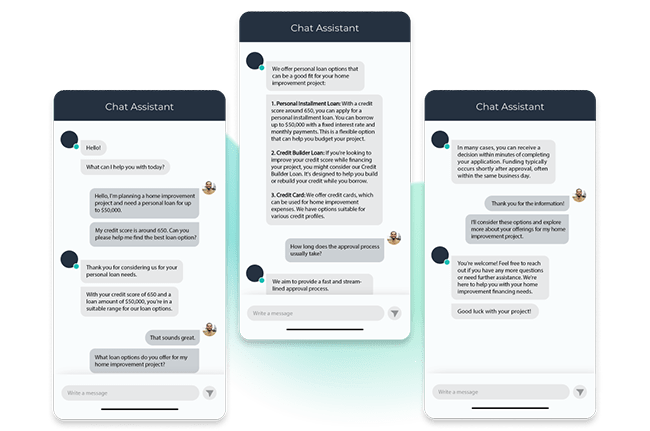 Seekr's AI powered chat assistant for financial services