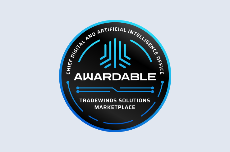 The Chief Digital & Artificial Intelligence Office's Tradewinds Solutions Marketplace Awardable badge