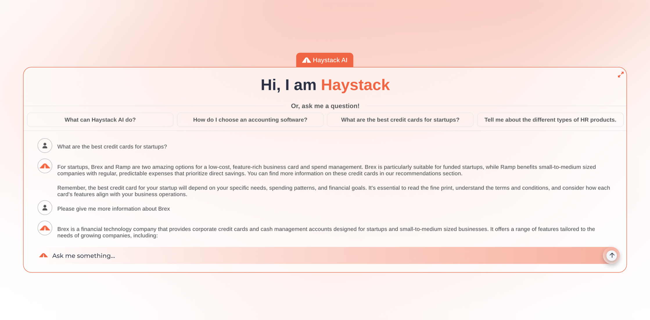 haystack ai product recommendation tool