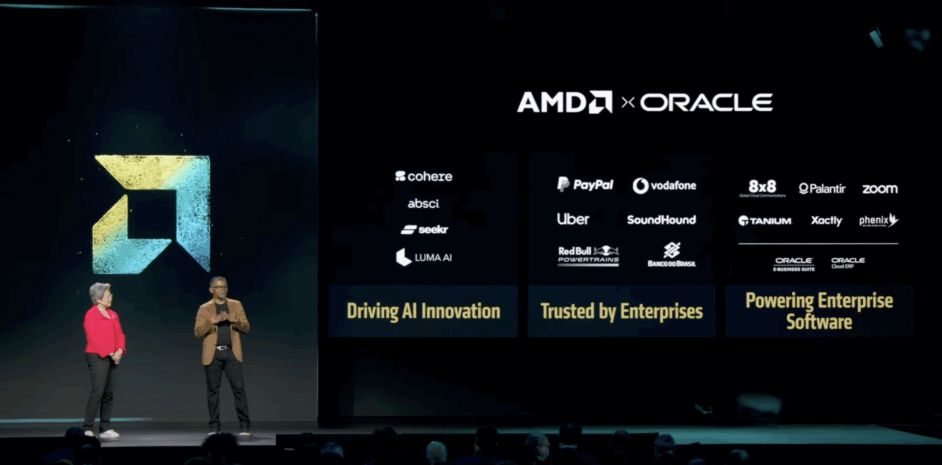 AMD, Oracle and Seek on-stage at Advancing AI 2025