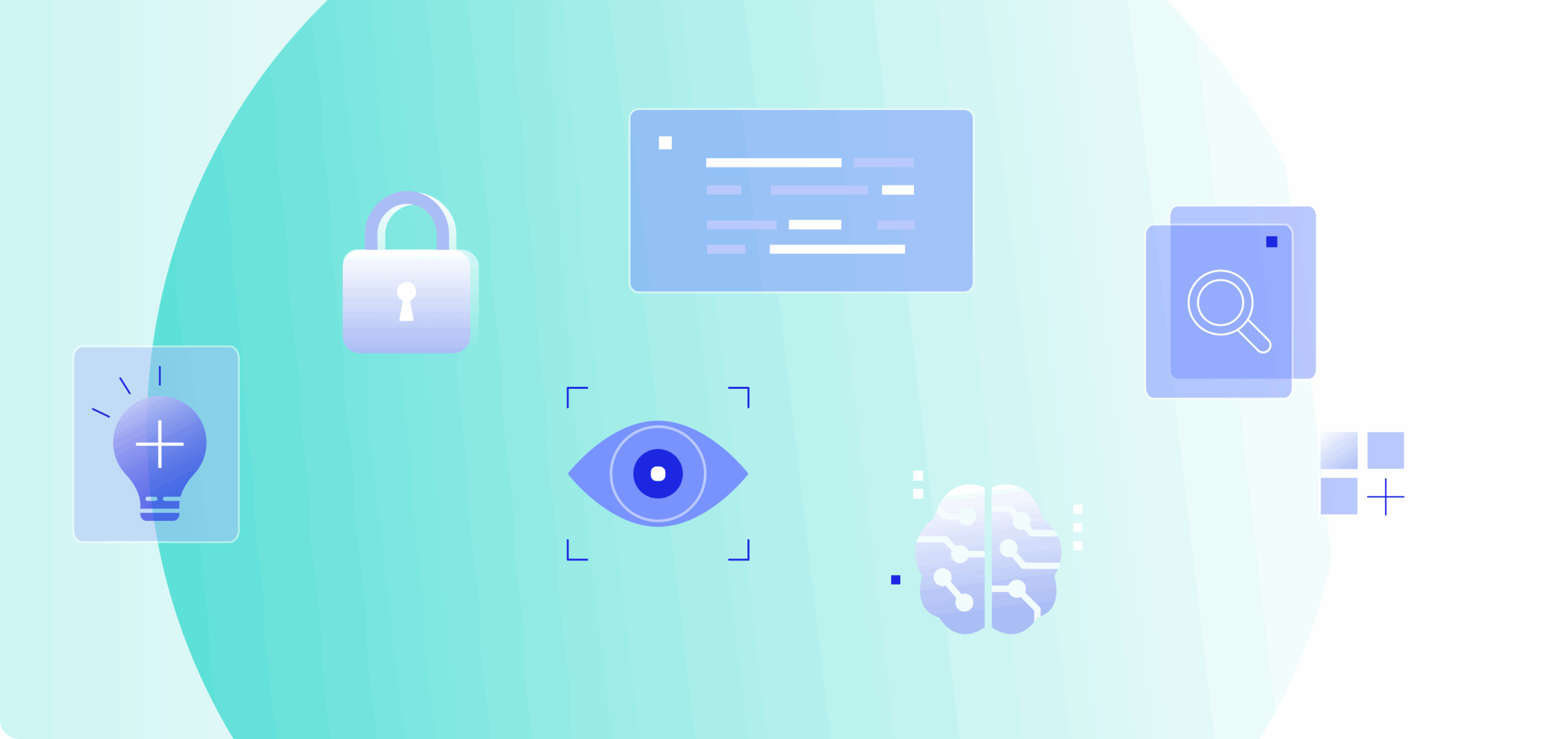 Icons that represent SeekrFlow agents: intelligent, autonomous and secure