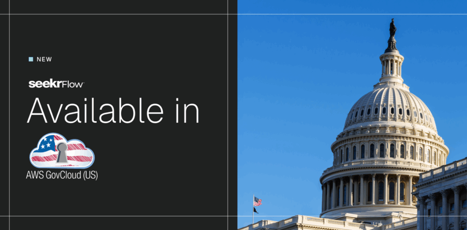 SeekrFlow now available in AWS GovCloud (US) with image of capitol building